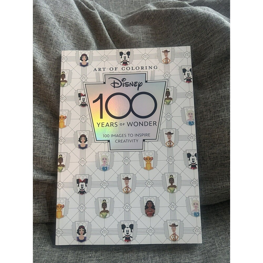 Art of Coloring Disney 100 Years of Wonder Coloring Book With Bonus Booklet